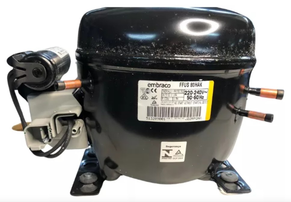 MOTOR COMPRESOR EMB 1/4 R134A LBP/815 BTU  MBP/ 6.76 cm3 220/60/1