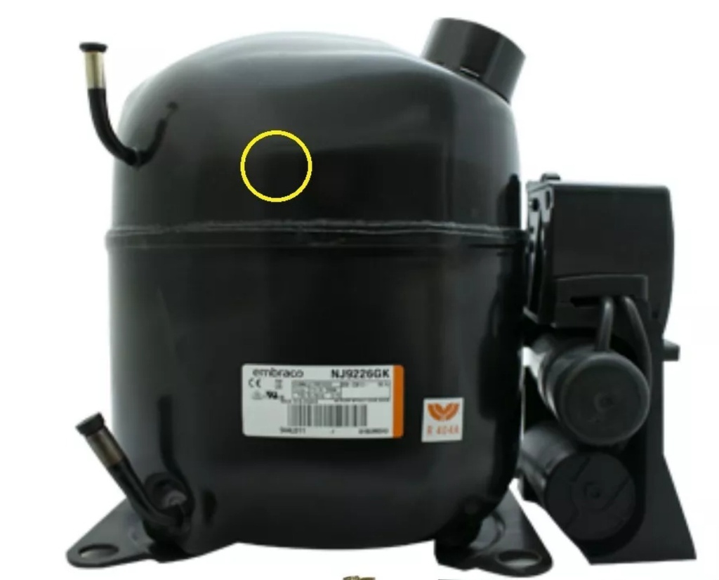 MOTOR COMPRESOR EMB.ASPER 1+HP R404A HBP 12653 BTU 220/1/60