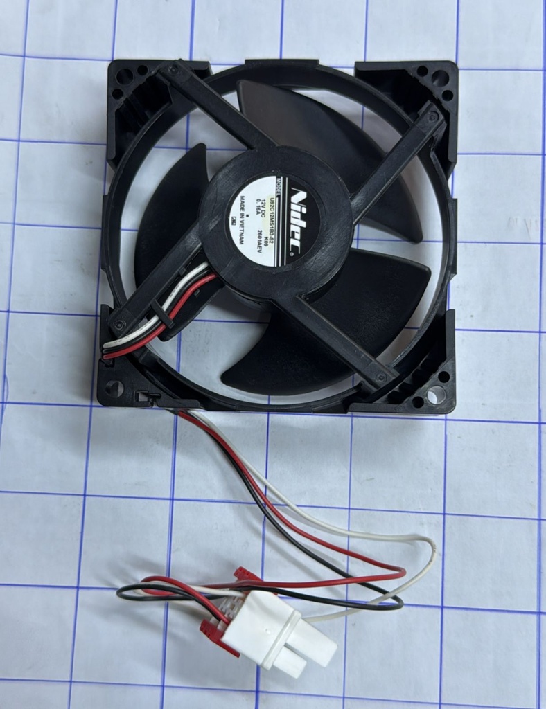 MOTOR VENTILADOR CUADRADO 12V DC