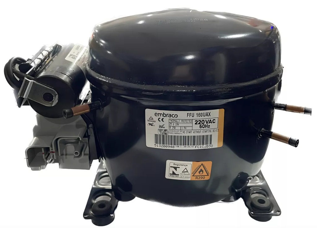 MOTOR COMPRESOR EMB 1/2 R290 LBP/1650 MBP BTU 220/1/60