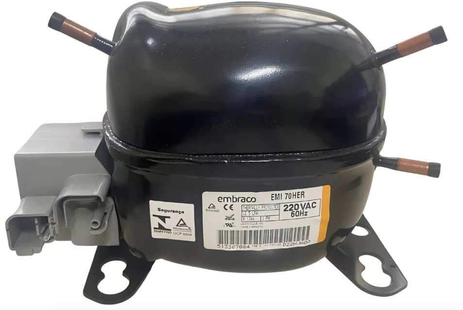 MOTOR COMPRESOR EMB 1/5 R134A  705 BTU 5.89 cm3 220 V LBP