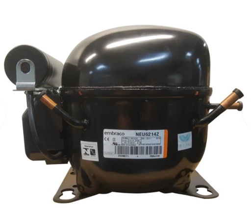 [NEU6214Z] MOTOR COMPRESOR EMB.ASPER 1/2 HP R134A 5960 BTU 16.80 cm3 220V-60Hz HBP