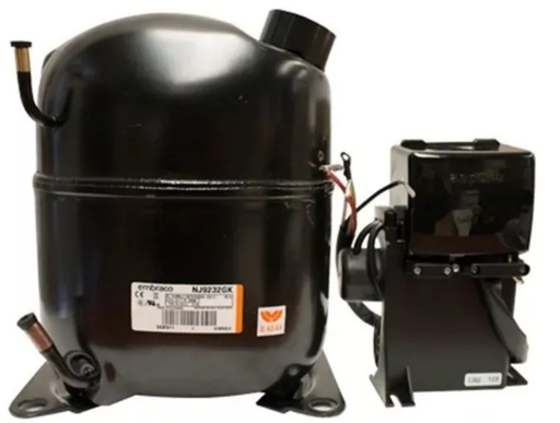 [NJ9232GK] MOTOR COMPRESOR EMB.ASPER 1.1/4 HP R404A  HBP 16053 BTU  220/1/60