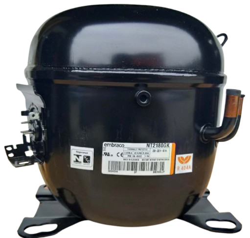 [NT2180GK] MOTOR COMP EMB.ASPER  1 HP  R404A LBP 4196 BTU 20.44 cm3 220/1/60