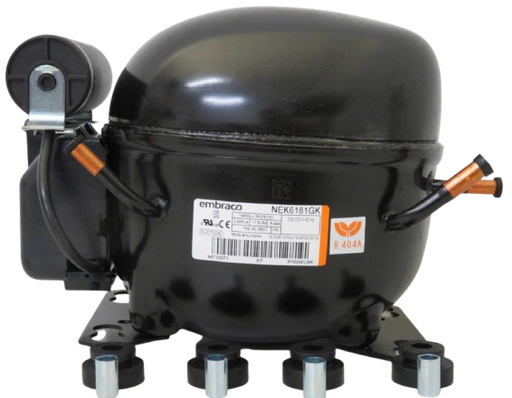 [NEK6181GK] MOTOR COMP EMB.ASPER 1/3+ R404A  HBP 4404 BTU 7.28 cm3 220/1/60