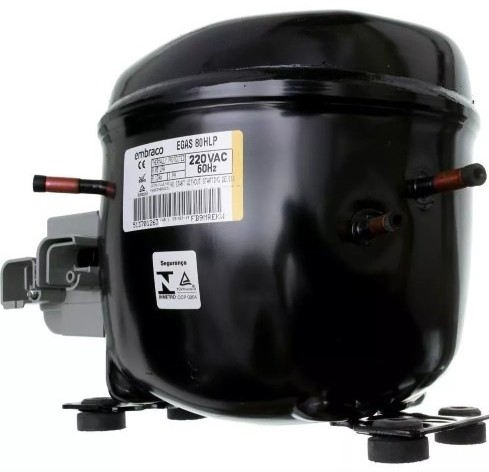 [EGAS80HLP] MOTOR COMPRESOR EMB 1/4 R134A 820 BTU 6.44 cm3 220v-60HZ LBP