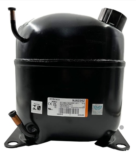 [NJ6226Z] MOTOR COMP EMB.ASPER 1 1/4 HP R134A HBP/12444 34.38 cm3 220/1/60